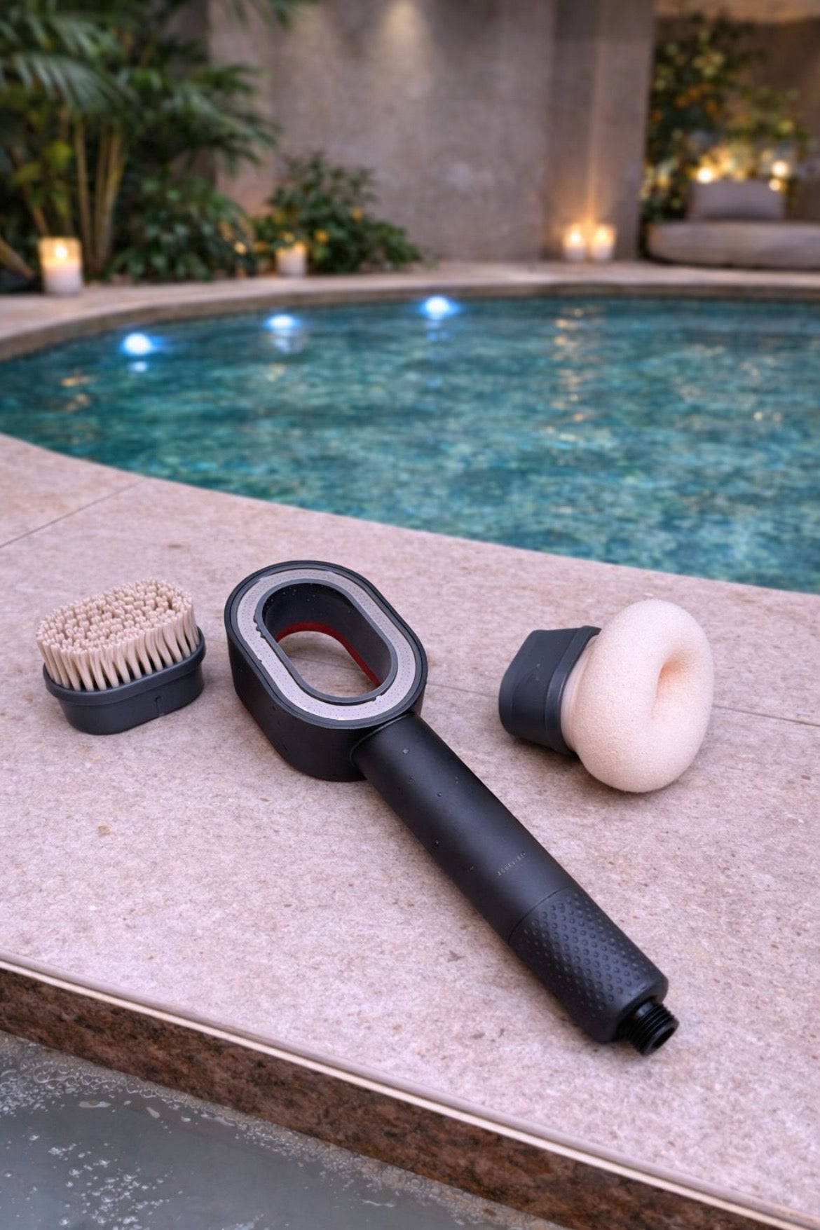 Aquavibe Lux - KIT COMPLETO Spazzola e Spugna