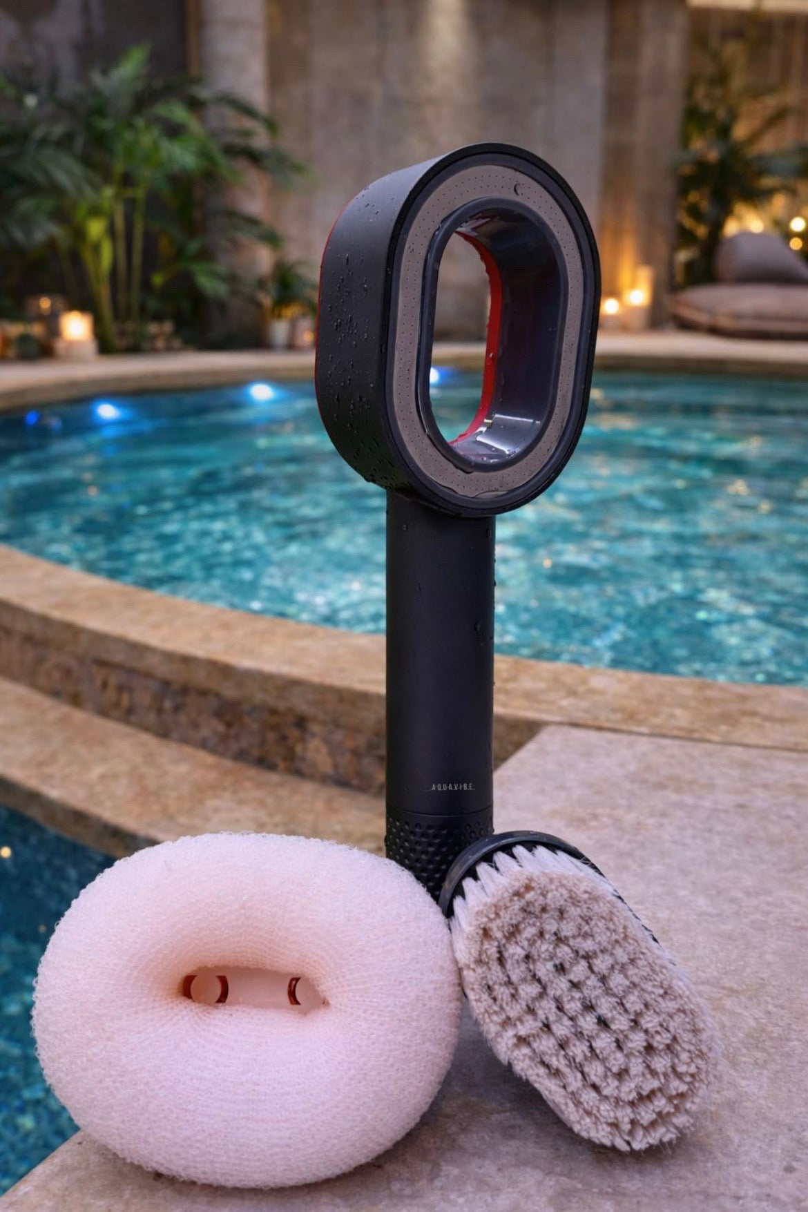 Aquavibe Lux - KIT COMPLETO Spazzola e Spugna